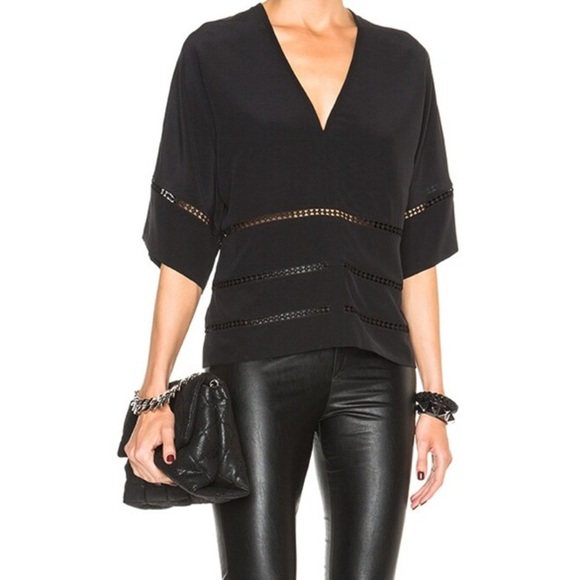 IRO Black Nika Top - Picture 1 of 10